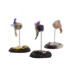 اسباب بازی موش فنر دار گربه با کت نیپ