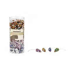 اسباب بازی موش پارچه ای طرح دار گربه