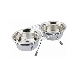 ظرف آب و غذای دوقلو سگ و گربه تریکسی