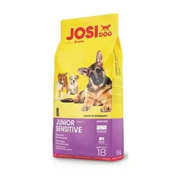 غذای خشک جوسی داگ جونیور سنستیو فاقد گلوتن بهبود دهنده رشد  توله سگ کلیه نژادها با قابلیت هضم بالا 18kg