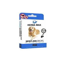 قطره ضد کک و کنه سگ هربا مکس