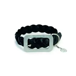 قلاده گردنی چرم بافت برند بیزتیس