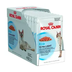 پوچ گربه بالغ در گوشت برای چاقی و کاهش وزن 85گرمی