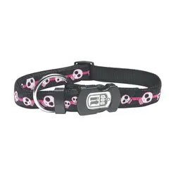 قلاده گردنی مدل   Wild Snap Skulls سایز M- مشکی صورتی