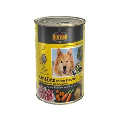 کنسرو مرغ و اردک + ارزن و هویج بلکاندو مخصوص سگ بالغ 400gr