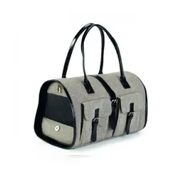 کیف حمل جیب دار سگ و گربه مخصوص مسافرت/ Travel Bag Tweed