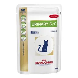 پوچ رویال کنین با گوشت گاو مخصوص گربه مبتلا به بیماری های مجاری ادراری 100gr