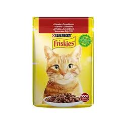 پوچ گربه با طعم گوشت 85 گرمی فریسکیز