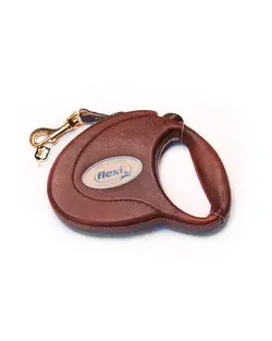 قلاده متری نواری فلکسی قهوه ای ۵ متری مناسب تا وزن ۲۵ کیلوگرم