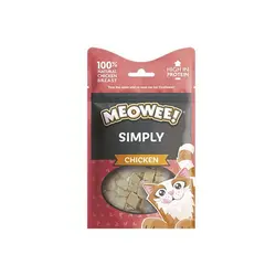 تشویقی گربه با طعم سینه مرغ MEOWEE