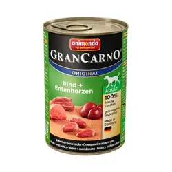 كنسرو گرن کارنو حاوی گوشت گاو و دل اردک مخصوص سگ بالغ 400gr