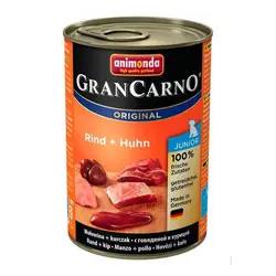 كنسرو گرن کارنو حاوی گوشت گاو و مرغ مخصوص توله سگ 800gr