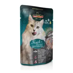پوچ ماهی و میگو لئوناردو مخصوص گربه بالغ 85gr