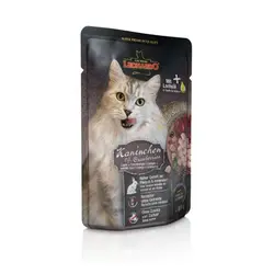 پوچ گوشت خرگوش و قره قاط لئوناردو مخصوص گربه بالغ 85gr