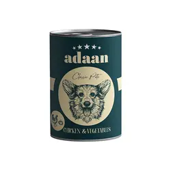 کنسرو سگ پته مرغ و سبزیجات آدان