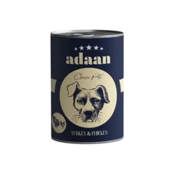 کنسرو سگ پته مرغ و بوقلمون آدان