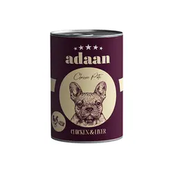 کنسرو سگ پته مرغ و بوقلمون آدان