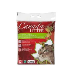 خاک گربه با رایحه پودر بچه برند Canada litter وزن۱۲ کیلوگرم