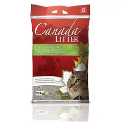 خاک گربه با رایحه پودر بچه برند Canada litter وزن ۱۸ کیلوگرم