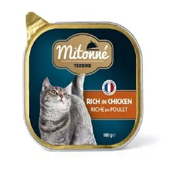 خوراک کاسه ای سوپر پرمیوم مخصوص گربه غنی شده با مرغ 100gr