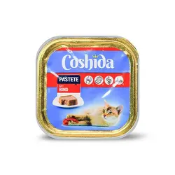 خوراک کاسه ای گربه با طعم گوشت گاو Coshida