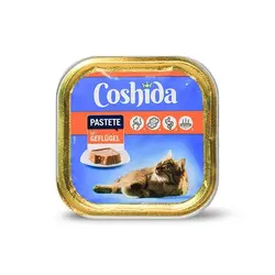 خوراک کاسه ای گربه با طعم گوشت مرغ Coshida
