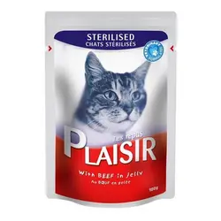 سوپ مخصوص گربه عقیم شده حاوی گوشت گاو 100gr