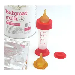 ست شیشه شیر و شیر خشک بچه گربه رویال کنین