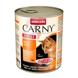 کنسرو کارنی پته حاوی گوشت گاو و مرغ مخصوص گربه بالغ 800gr