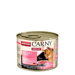 کنسرو کارنی پته حاوی گوشت گاو، بوقلمون و میگو مخصوص گربه 200gr