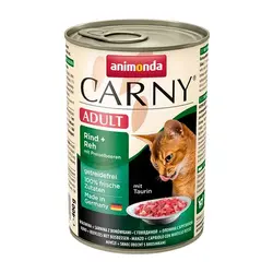 کنسرو کارنی پته حاوی گوشت گاو، گوزن و میوه کرنبری مخصوص گربه بالغ 200gr