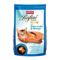 غذاي خشك رافينه كراس حاوي گوشت مرغ، سالمون و ميگو مخصوص گربه بالغ 1.5kg