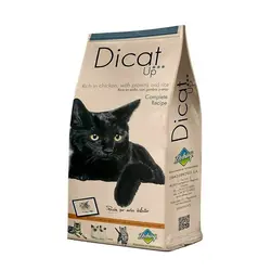 غذاي خشک گربه بالغ طعم مرغ و میگو Dicat