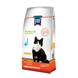 غذای خشک گربه بالغ با طعم ماهی PAW PAW 1.5 kg