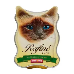 ووم رافینه پتیت حاوی پته گوشت خرگوش مخصوص گربه 85gr