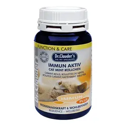 قرص مولتی ویتامین ایمیون اکتیو، تقویت کننده سیستم ایمنی حاوی انواع ویتامینها، بتاگلوکان و بیوتین مخصوص گربه 100gr