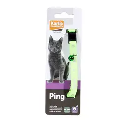 قلاده گربه سبز karlie flamingo ping