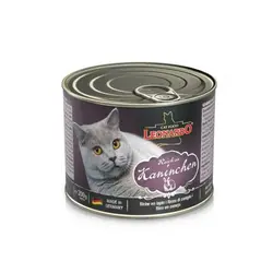 کنسرو خرگوش لئوناردو مخصوص گربه بالغ 200gr
