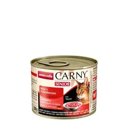 کنسرو کارنی پته حاوی گوشت گاو و دل بوقلمون مخصوص گربه بالای 7 سال 200gr