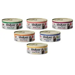 کنسرو شایرپت گربه مرغ و میگو  نچرال  در سس گوشت 110گرمی