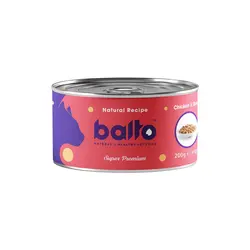 کنسرو نچرال گربه بالغ با طعم مرغ و گوشت بالتو