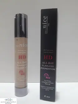 کرم پودر نایس شیشه ای 36 میل  12ساعته مخصوص همه پوست ها