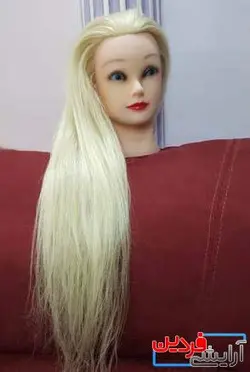 مانکن مو مخصوص شنیون 80 سانتی متری - آرایشی فردین