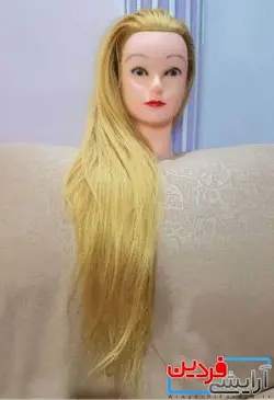 مانکن مو مخصوص شنیون 80 سانتی متری - آرایشی فردین