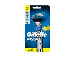 خود تراش ژیلت مدل مچ تری توربو همراه 2 یدک mach3 turbo gillette