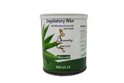 موم دائم کنسروی بیوتی کویین Beauty Quin آلوئه ورا حجم 800 میلی لیتر