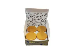 وکس اصلاح سکه ای اطلس ATLAS با پودر طلا حجم 500 گرم (بسته 24 عددی)
