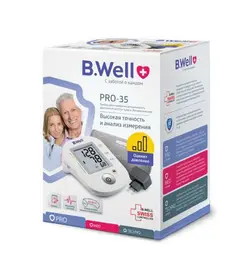 فشار سنج بازویی اتوماتیک دیجیتال بی ول مدل PRO-35 با آدابتور