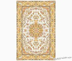 نخ و نقشه فرش قالیچه زیر پایی - 815