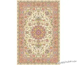 نخ و نقشه فرش زیرپایی طرح قالیچه زیبا کد 718